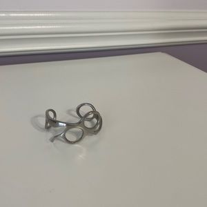 Hair Royalty Shears Silver-tone Bracelet